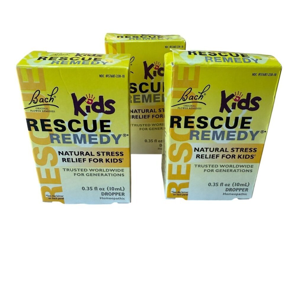 Bach Rescue Remedy Kids Natural Stress Relief Dropper 0.35 fl oz